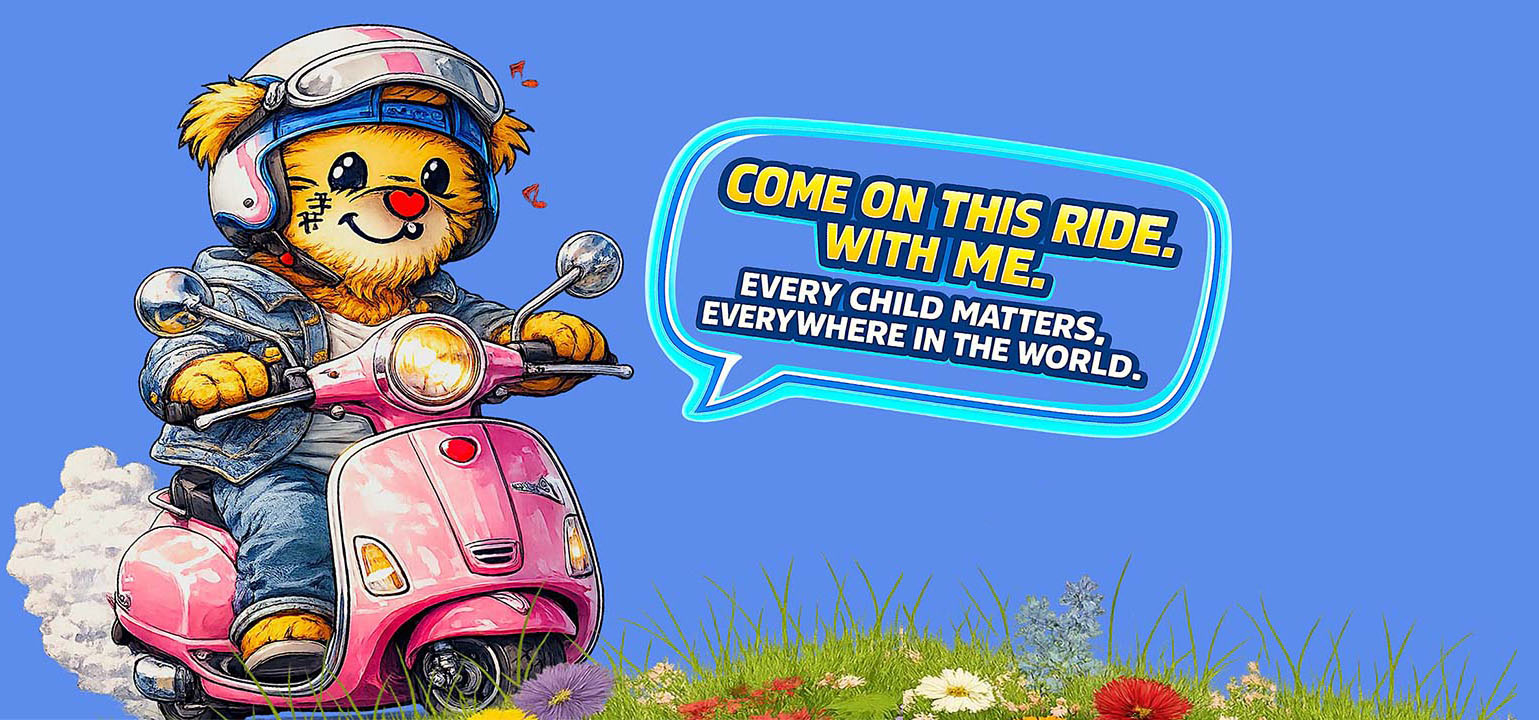 Ride with Button Heart